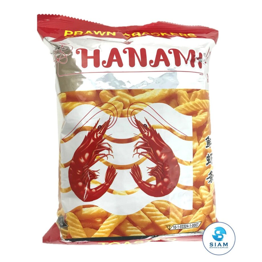 Prawn Crackers - Hanami (3.52 Oz-Vol Wt 7 Oz) ข้าวเกรียบกุ้งฮานามิ